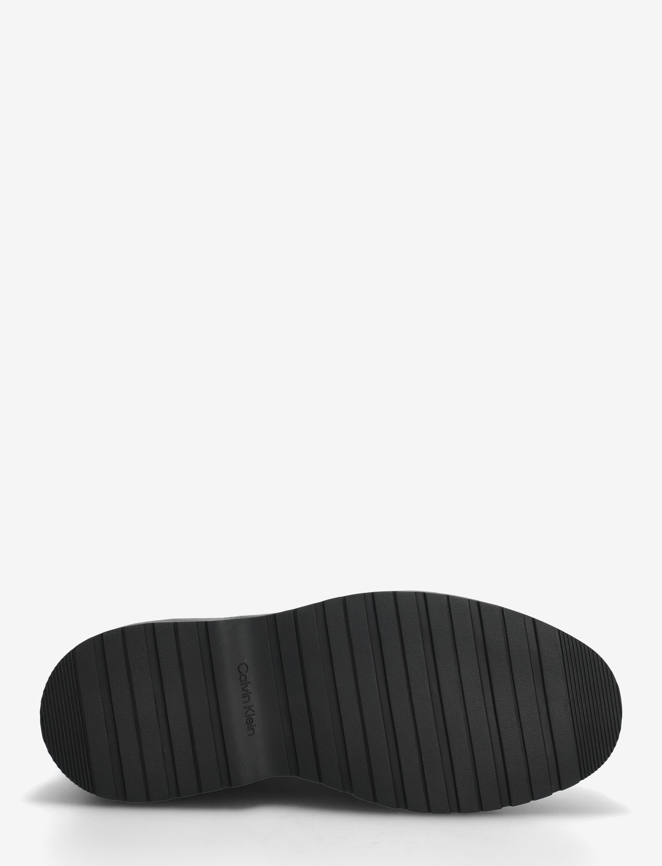 Calvin Klein - COMBAT APRON LACEUP LTH - chukka boots - triple black - 4