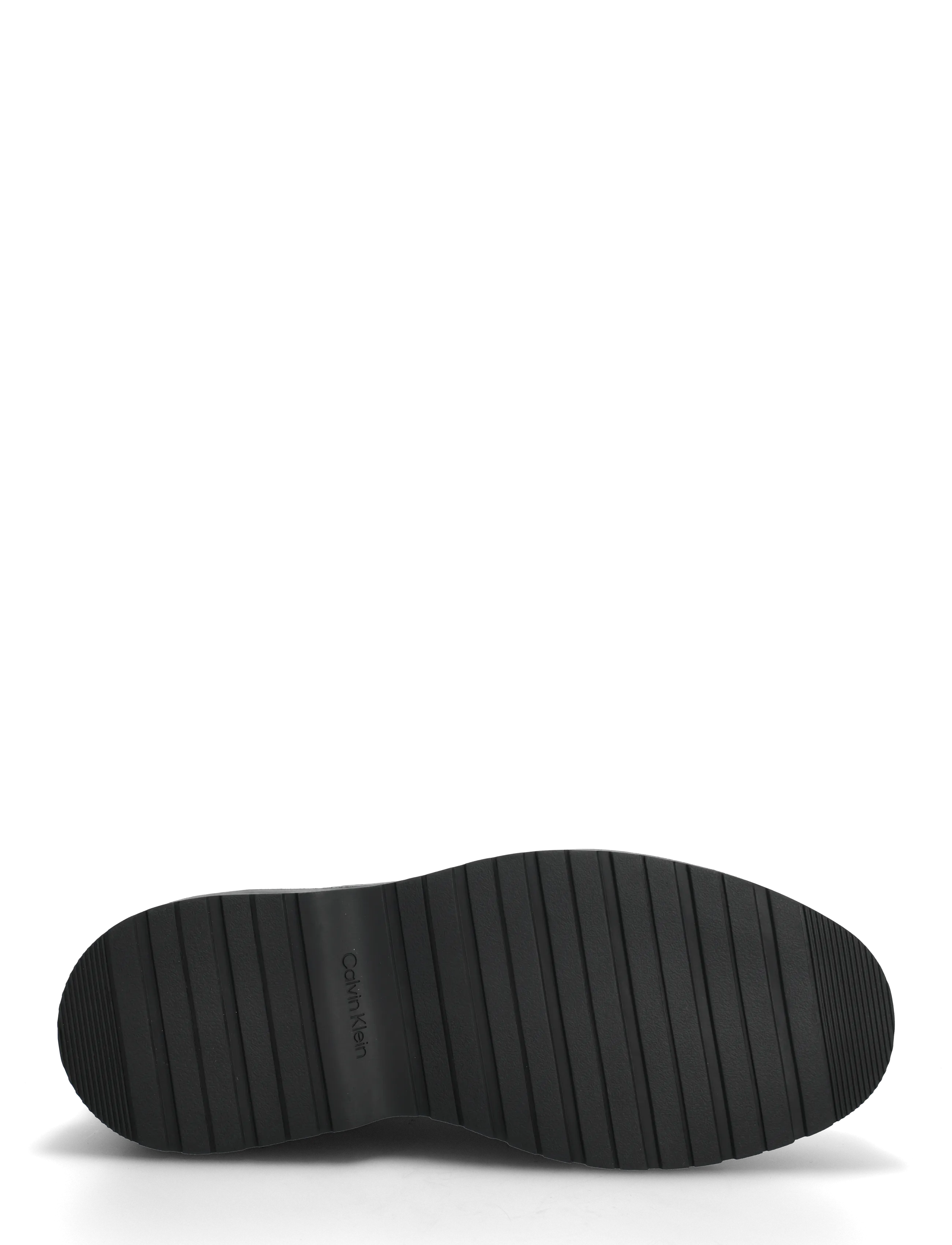 Calvin Klein - COMBAT APRON LACEUP LTH - chukka boots - triple black - 4