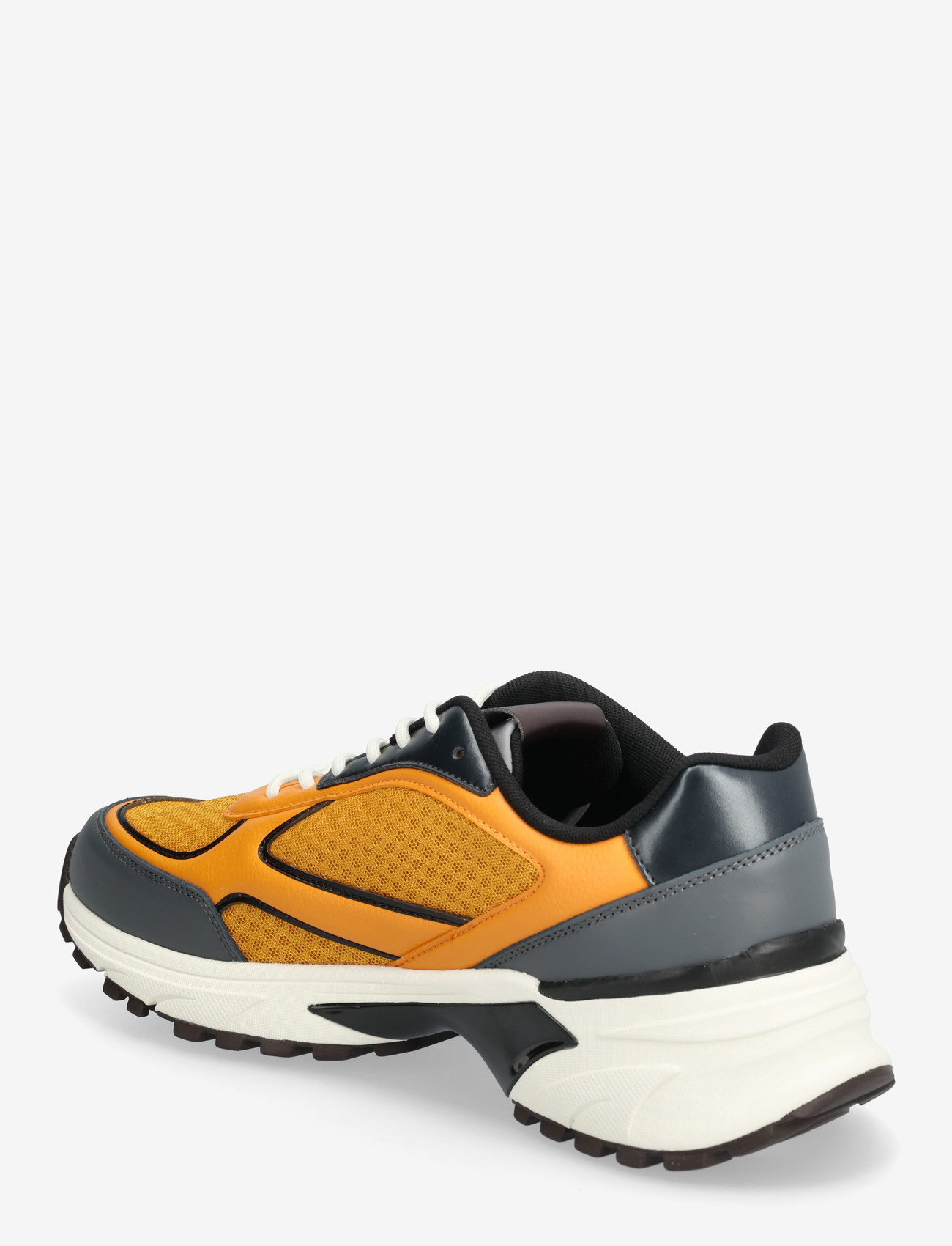 Calvin Klein - HIKE RUNNER LACEUP MESH MIX - låga sneakers - granite gray saffron bordeaux - 2