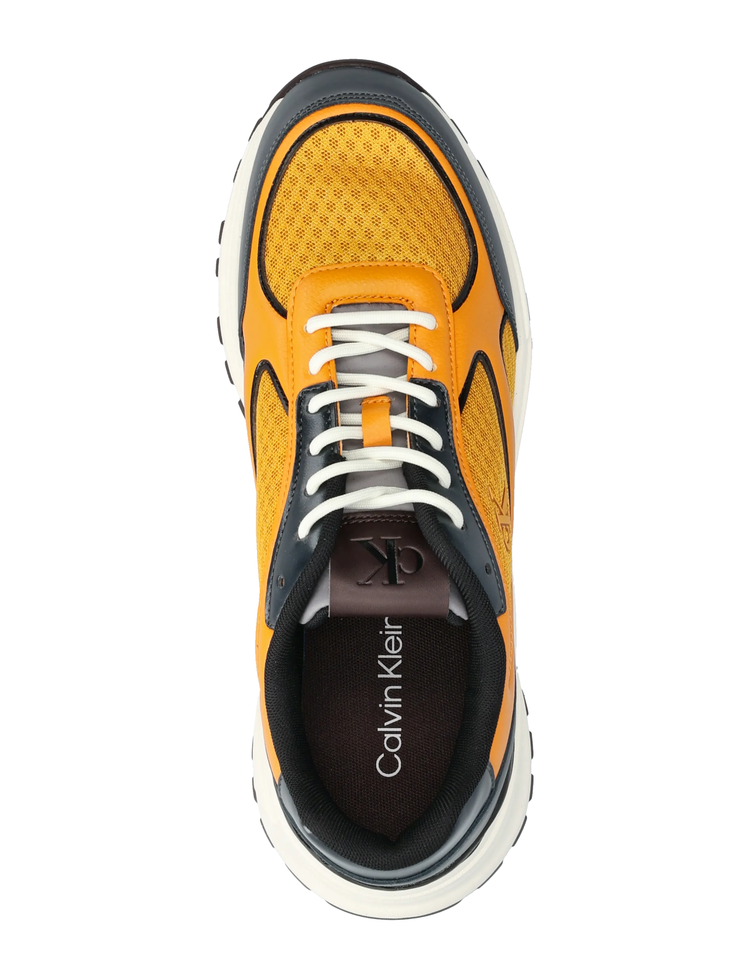 Calvin Klein - HIKE RUNNER LACEUP MESH MIX - madala säärega tossud - granite gray saffron bordeaux - 3