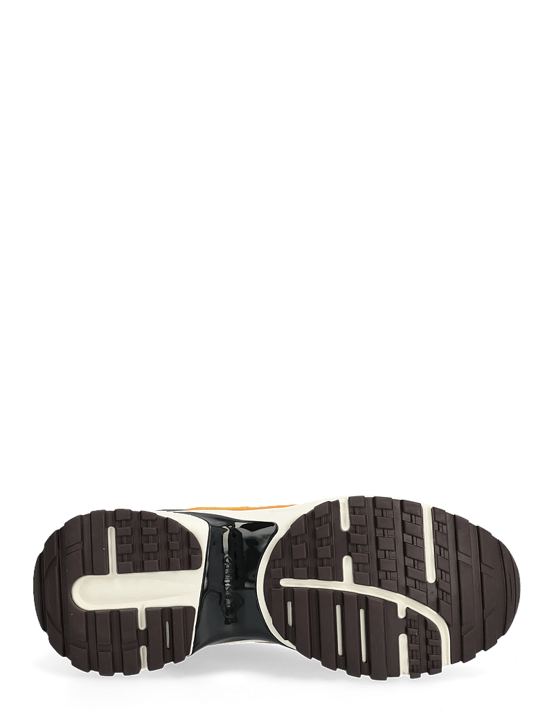 Calvin Klein - HIKE RUNNER LACEUP MESH MIX - låga sneakers - granite gray saffron bordeaux - 4