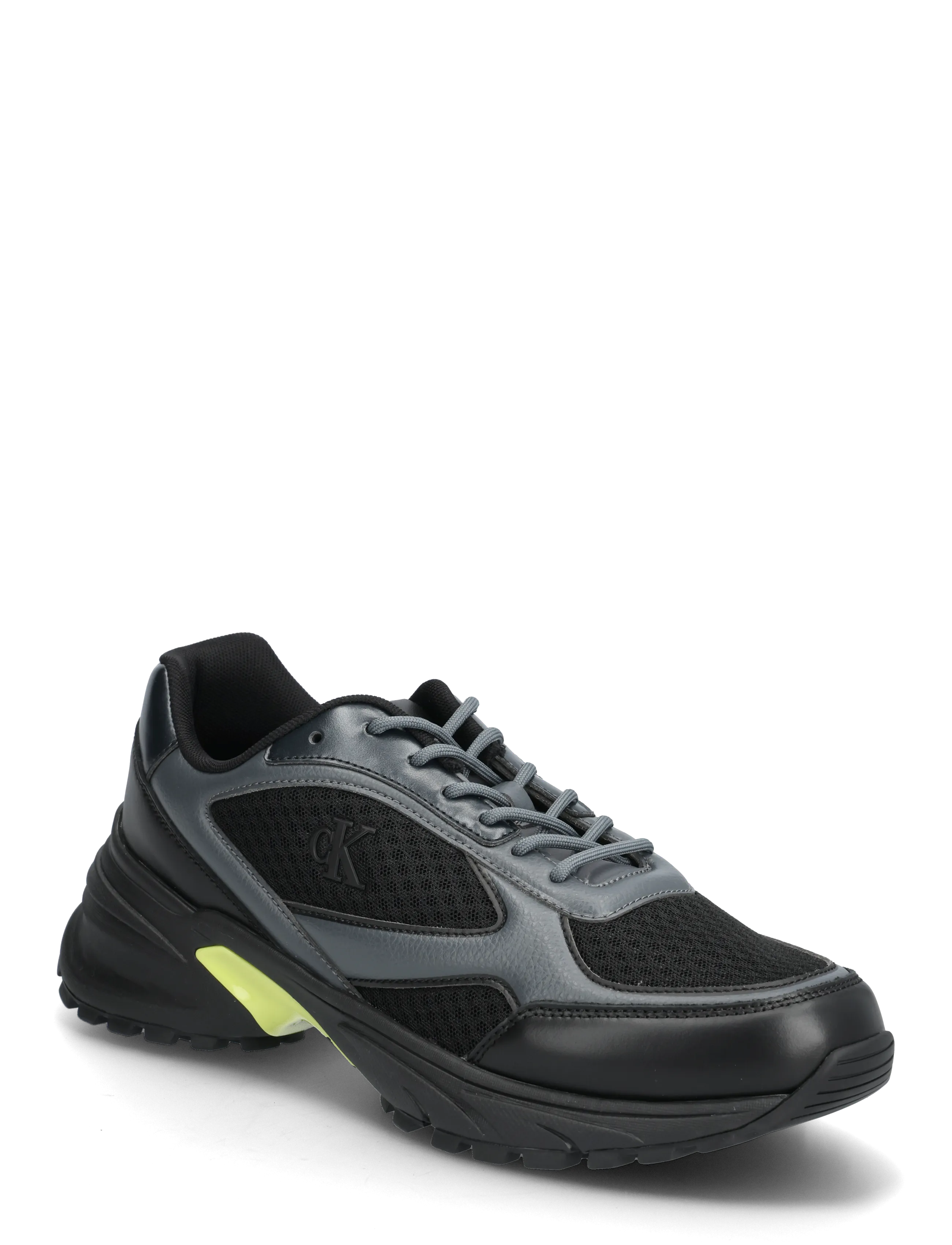 CALVIN KLEIN Hike Runner Laceup Mesh Mix Schwarz - 42 - Herren