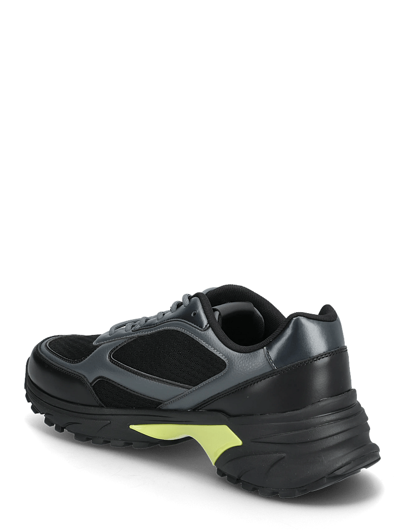 Calvin Klein - HIKE RUNNER LACEUP MESH MIX - låga sneakers - black coal buttercup - 2