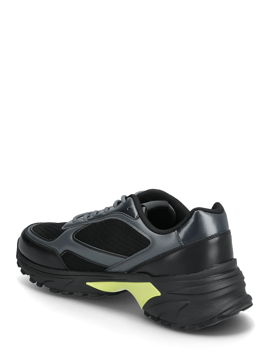 Calvin Klein - HIKE RUNNER LACEUP MESH MIX - madala säärega - black coal buttercup - 2