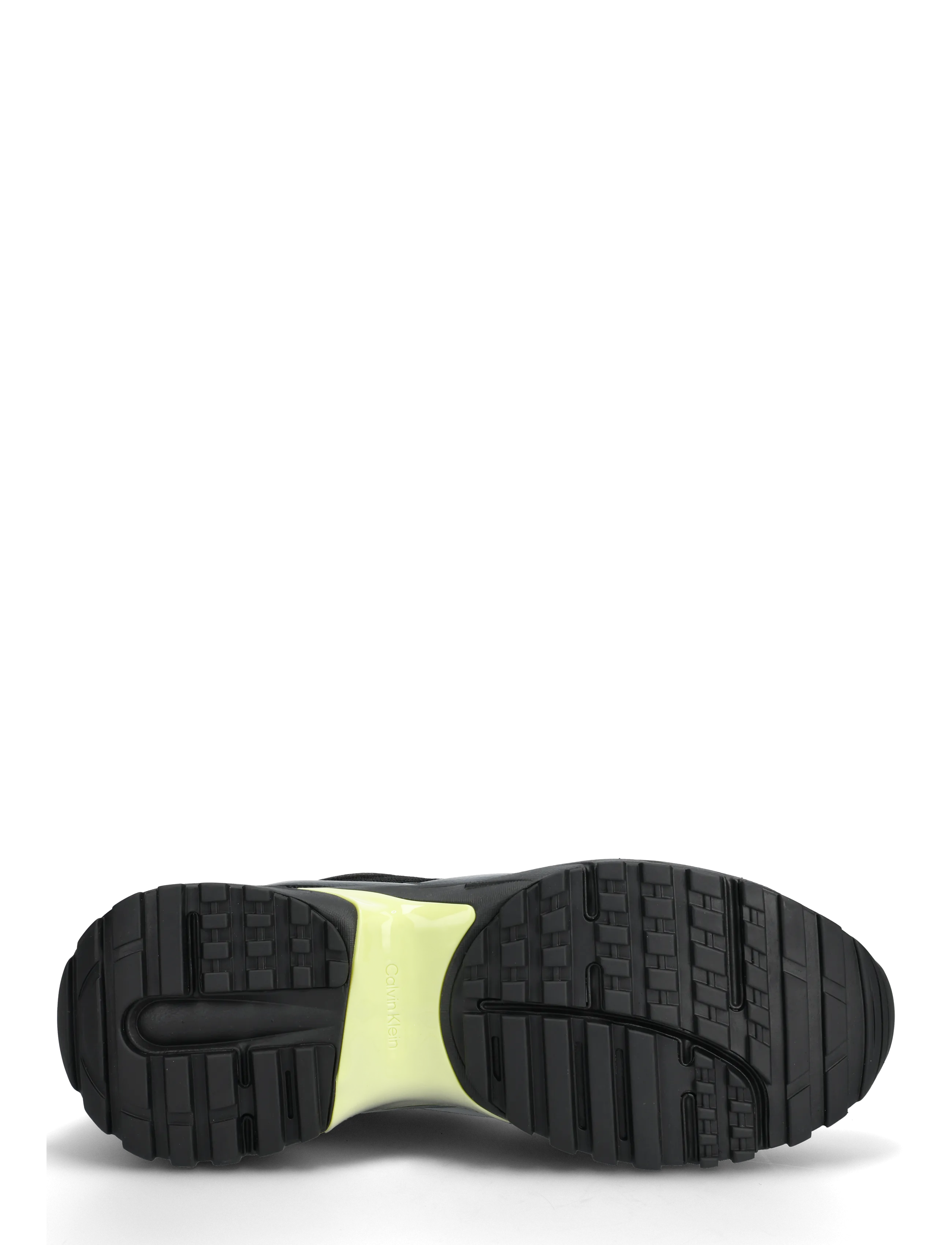 Calvin Klein - HIKE RUNNER LACEUP MESH MIX - lave sneakers - black coal buttercup - 4