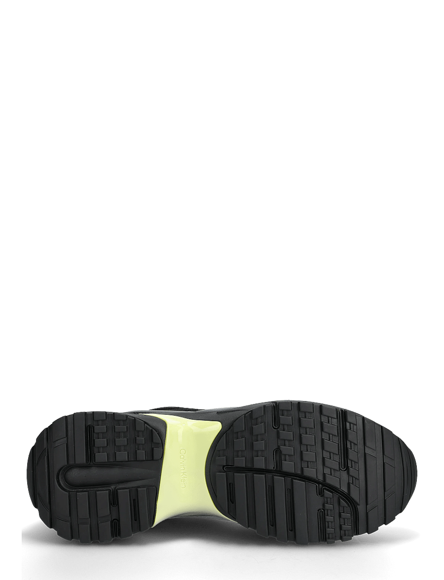 Calvin Klein - HIKE RUNNER LACEUP MESH MIX - madala säärega - black coal buttercup - 4