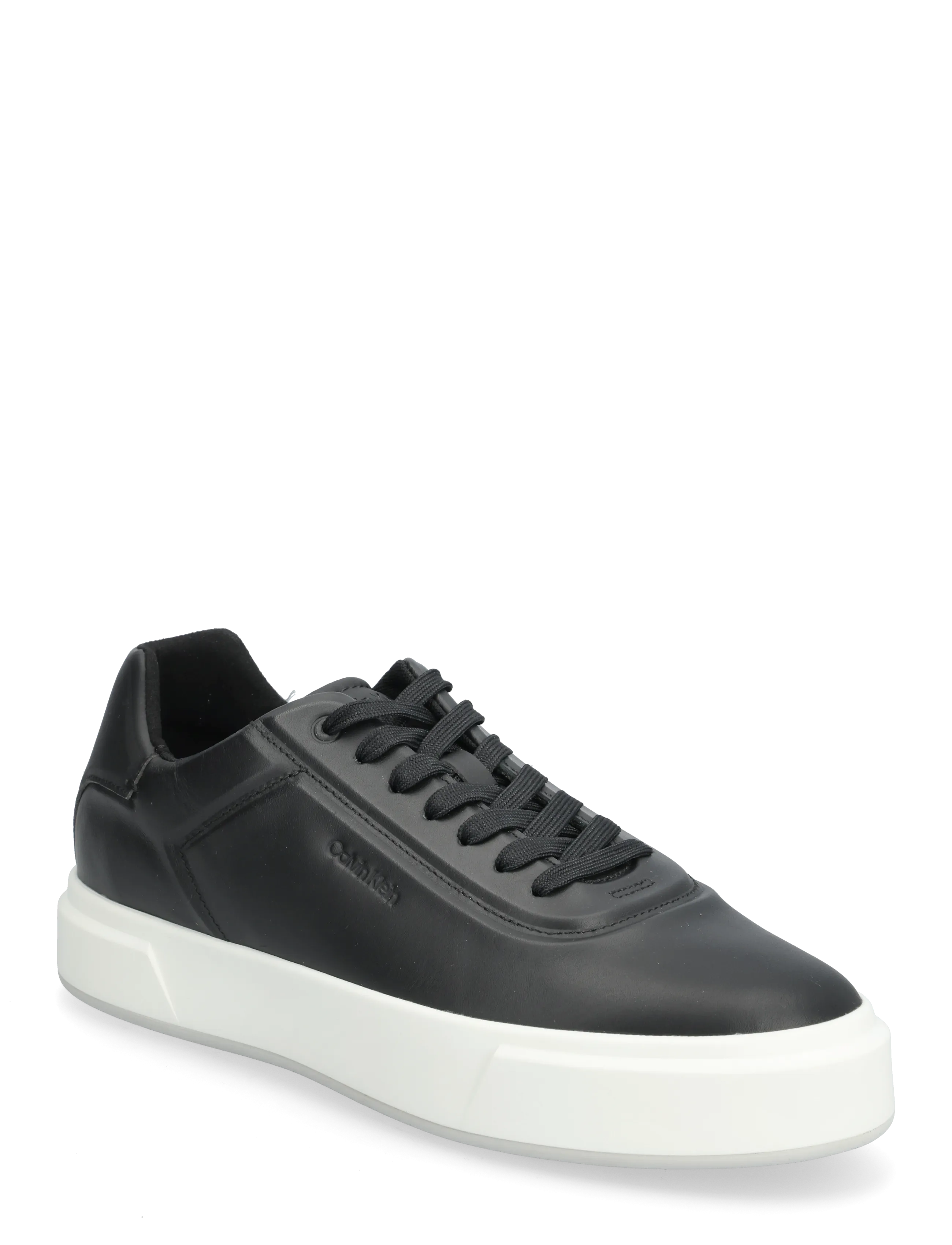 Calvin Klein BASKET CUPS OXF LUP HF LTH - Sneakersy - BLACK BRIGHT WHITE / black