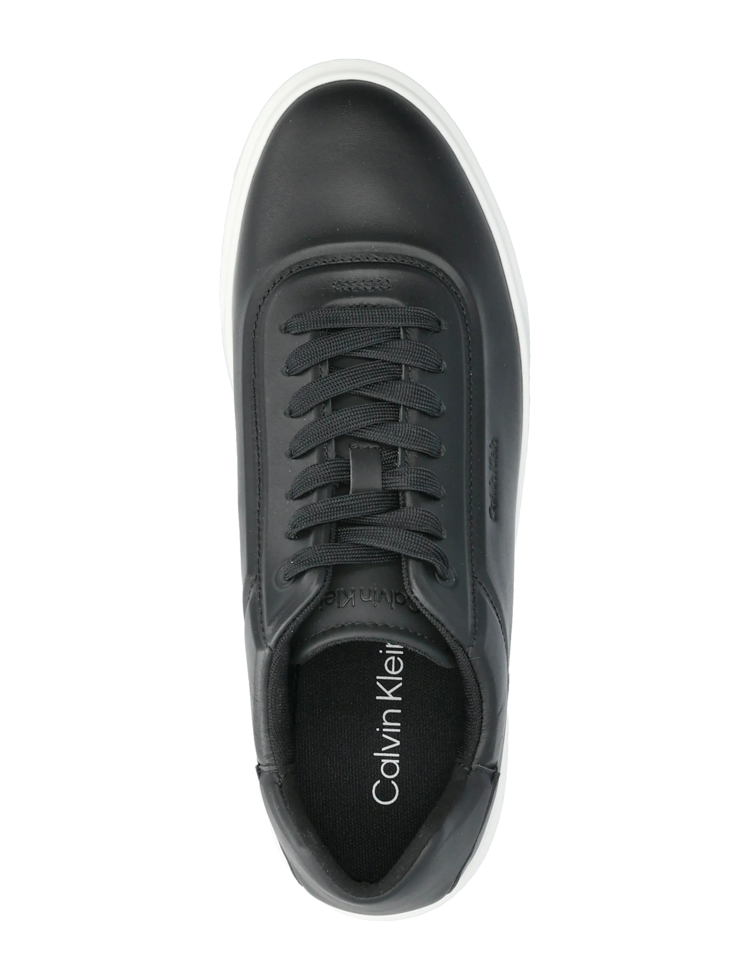 Calvin Klein - BASKET CUPS OXF LUP HF LTH - lave sneakers - black bright white - 3