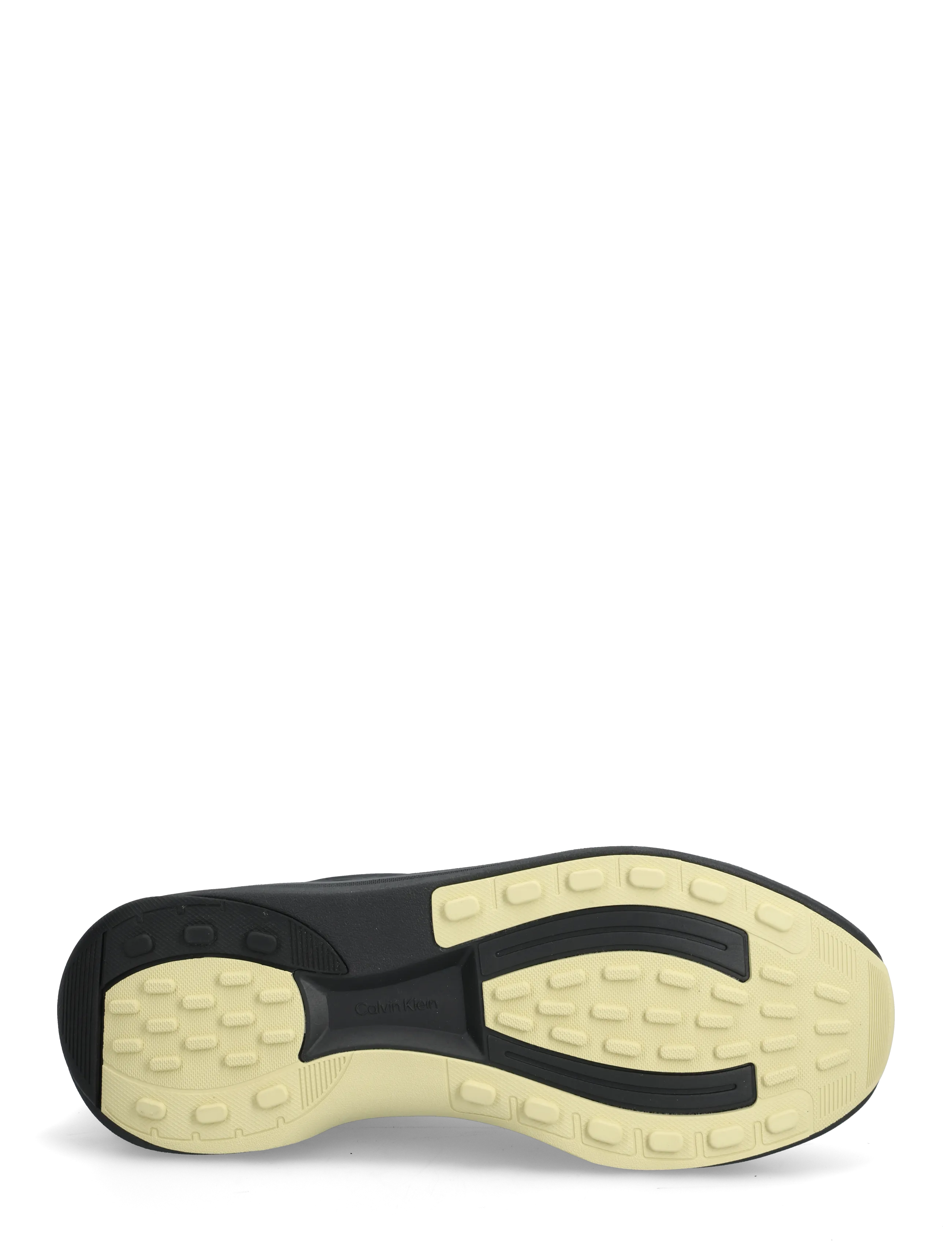Calvin Klein - CHUNKY RUNNER LACE UP MIX AOP - madala säärega tossud - black medieval forest coal lime - 4