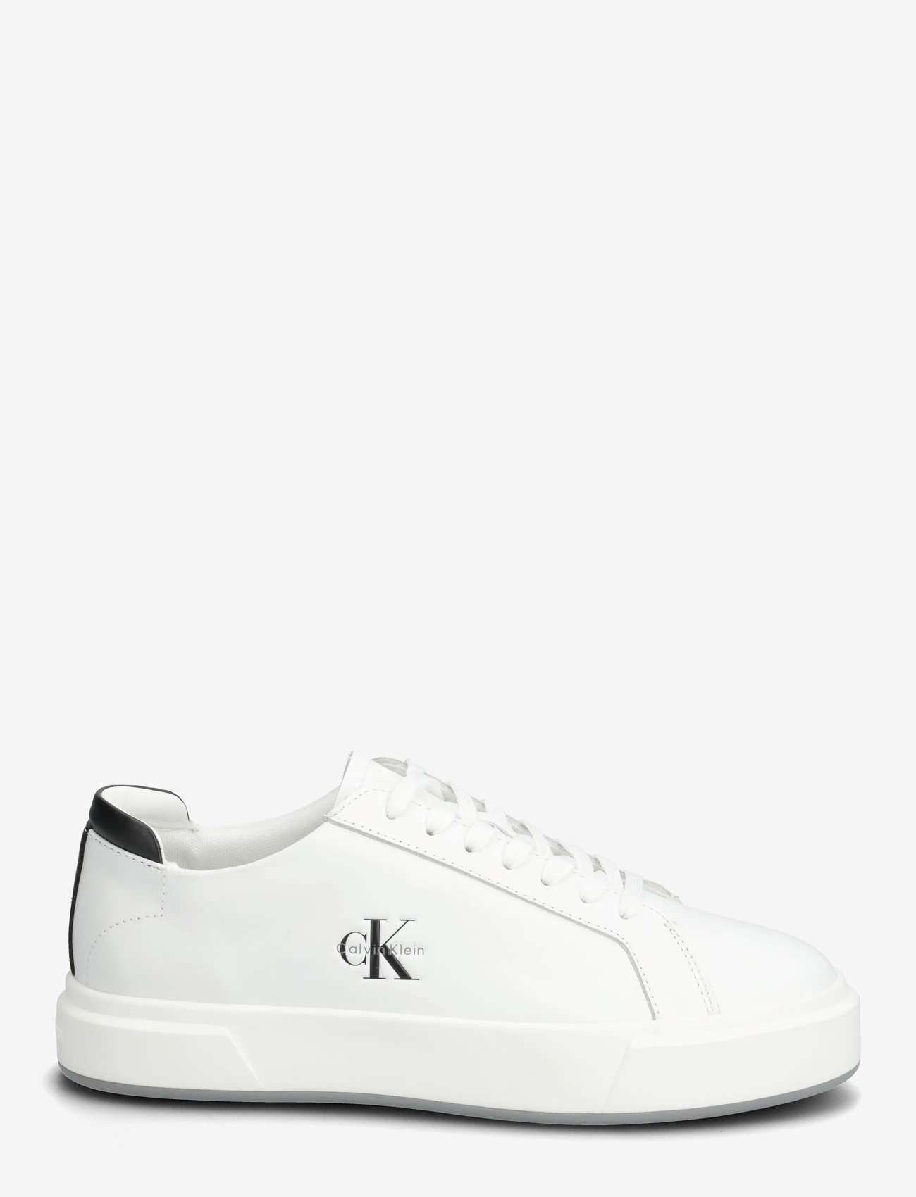 Calvin Klein - BASKET CUPSOLE LACEUP LTH ML - lave sneakers - bright white/black - 1