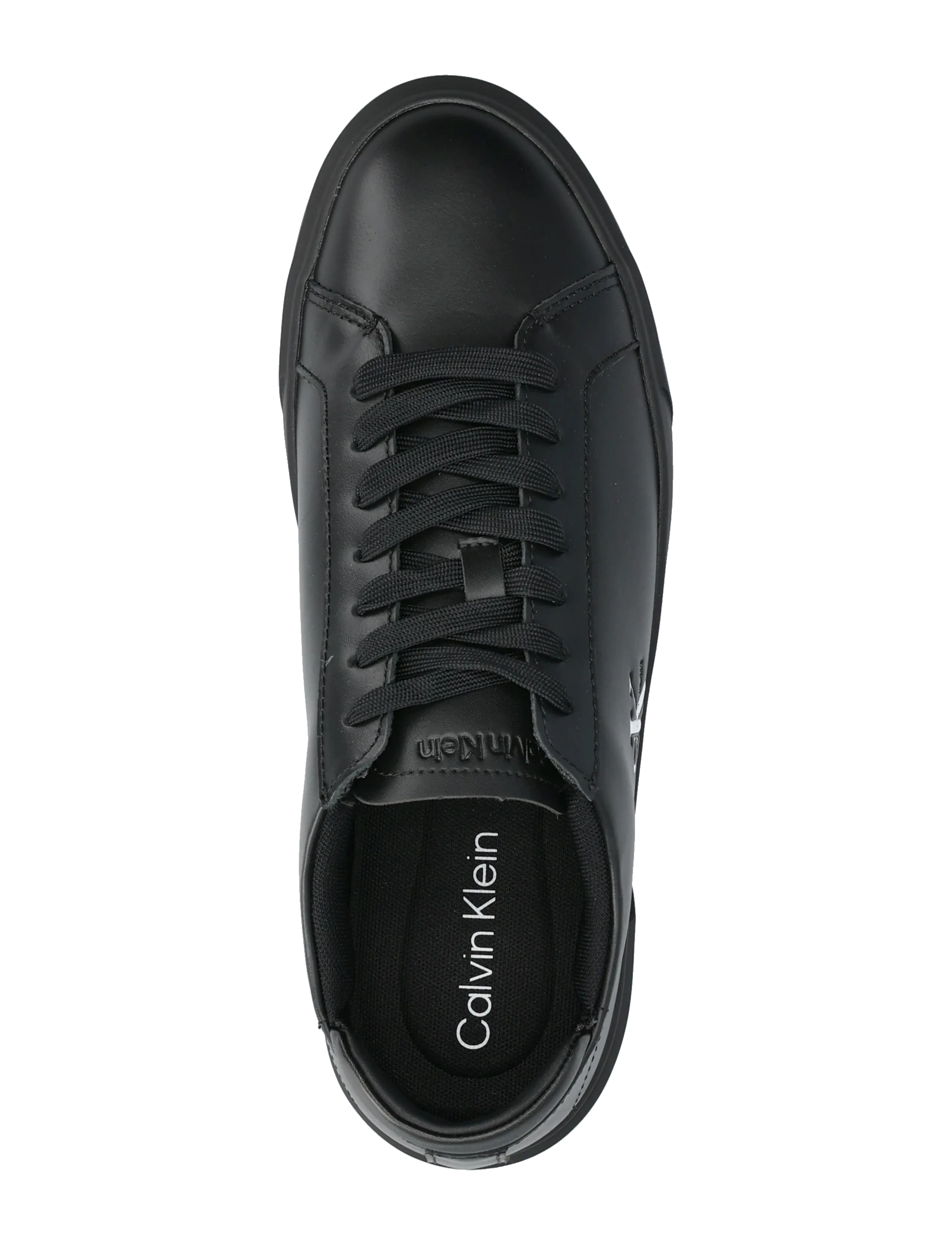 Calvin Klein - BASKET CUPSOLE LACEUP LTH ML - niedriger schnitt - triple black - 3