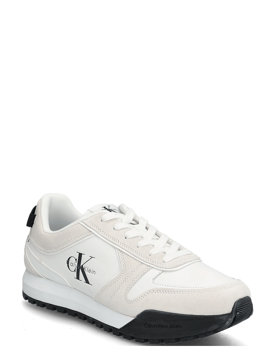 Calvin Klein - TOOTHY RUNNER IRREGULAR LINES - low-top sneaker - bright white black - 0