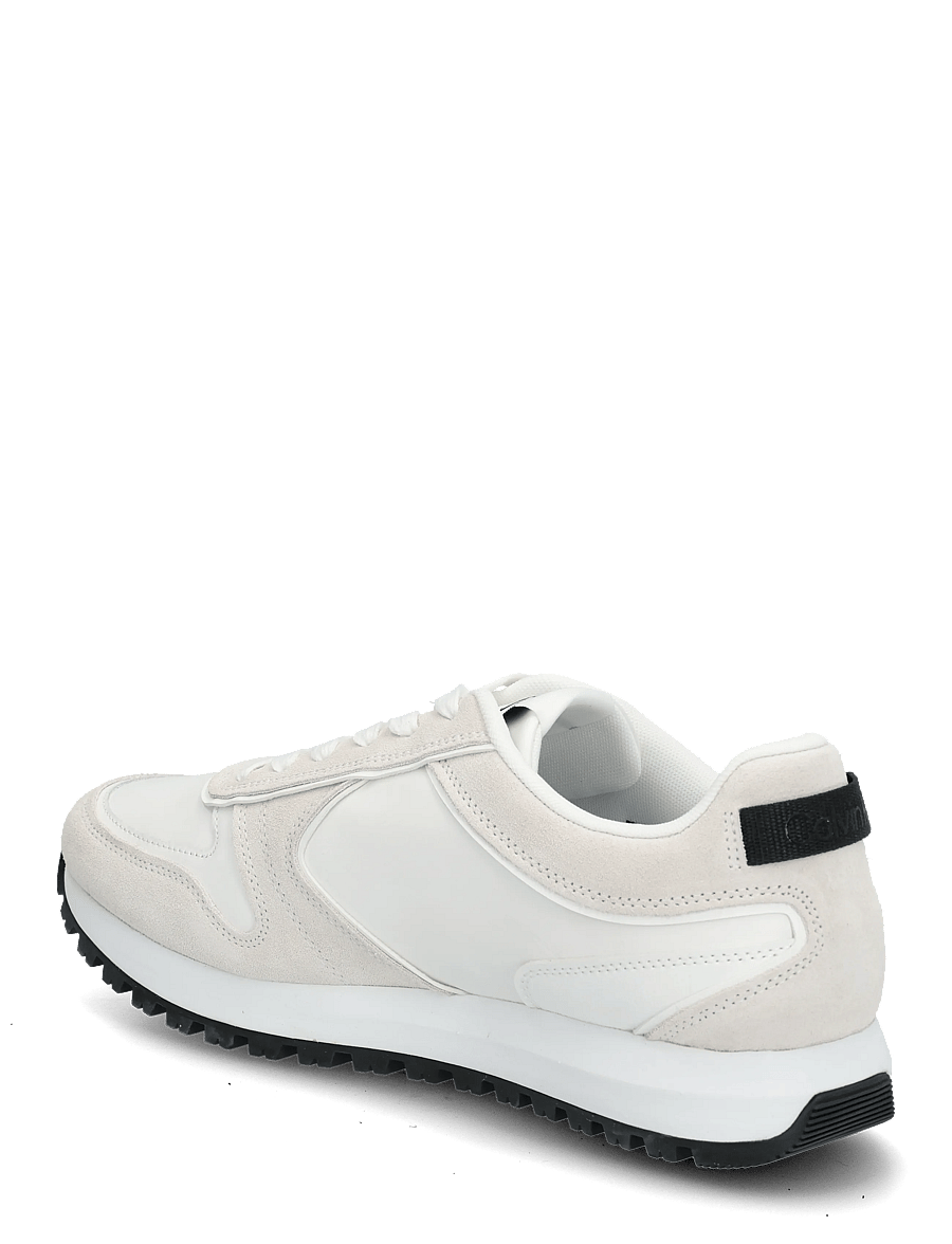 Calvin Klein - TOOTHY RUNNER IRREGULAR LINES - sneaker - bright white black - 1