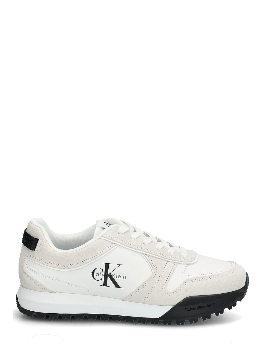 Calvin Klein - TOOTHY RUNNER IRREGULAR LINES - sneaker - bright white black - 2