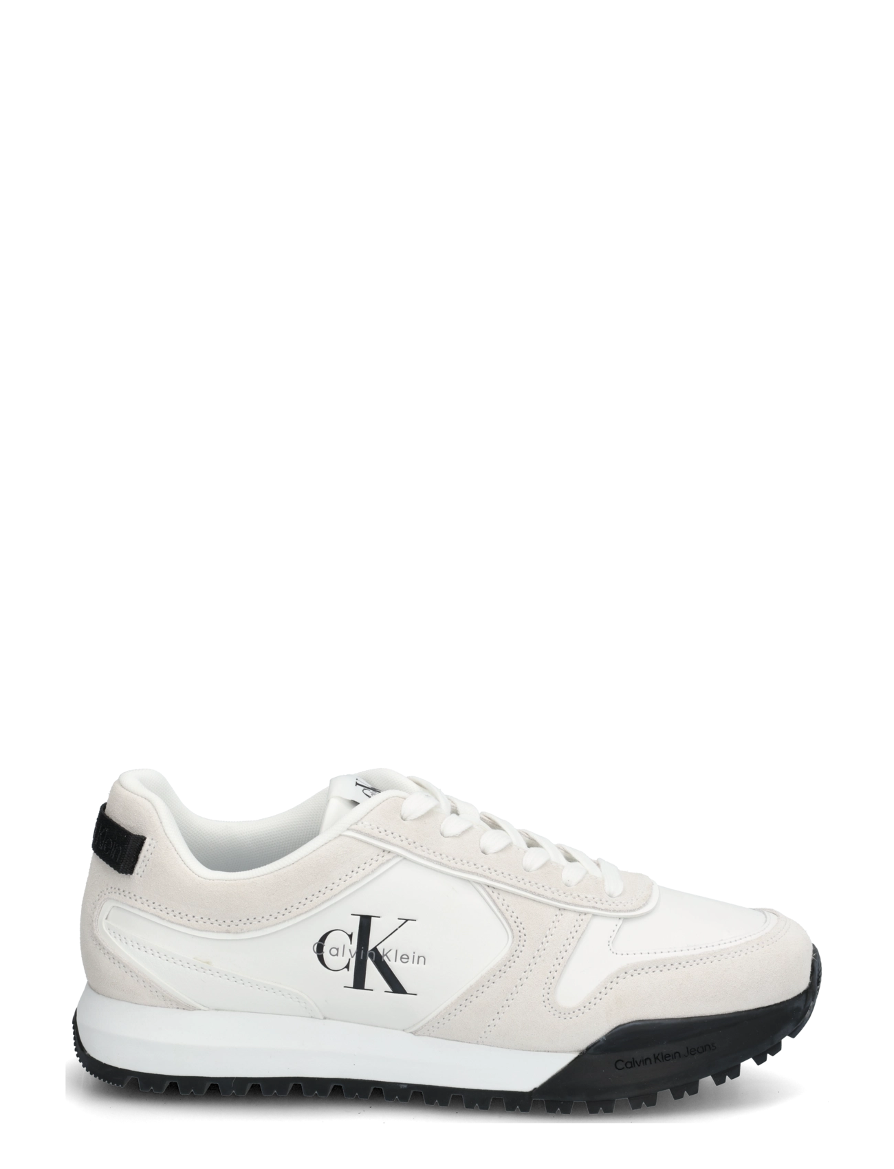 Calvin Klein - TOOTHY RUNNER IRREGULAR LINES - low-top sneaker - bright white black - 2
