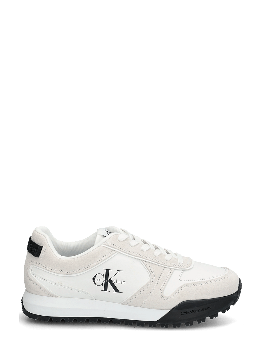 Calvin Klein - TOOTHY RUNNER IRREGULAR LINES - low-top sneaker - bright white black - 2