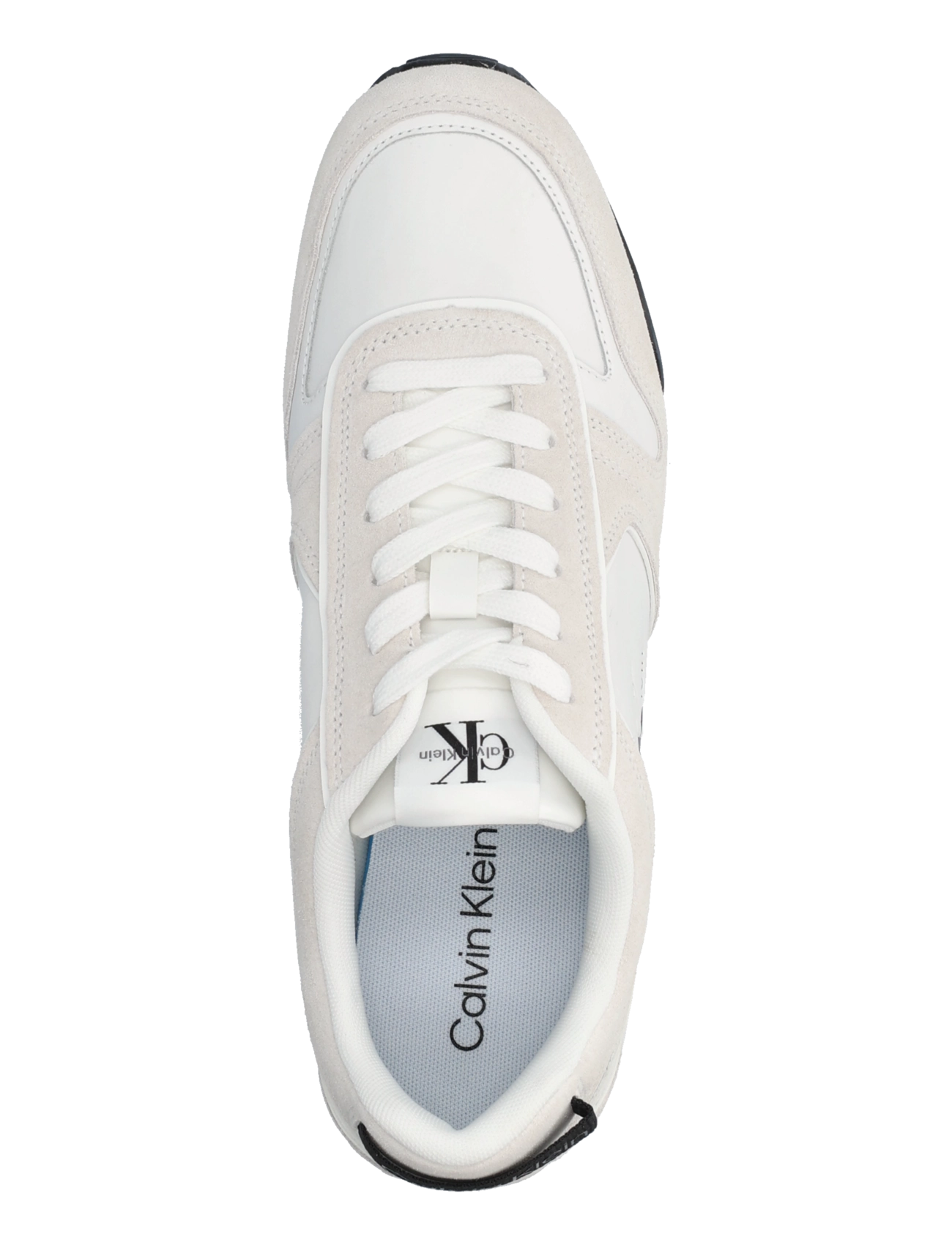 Calvin Klein - TOOTHY RUNNER IRREGULAR LINES - low-top sneaker - bright white black - 3