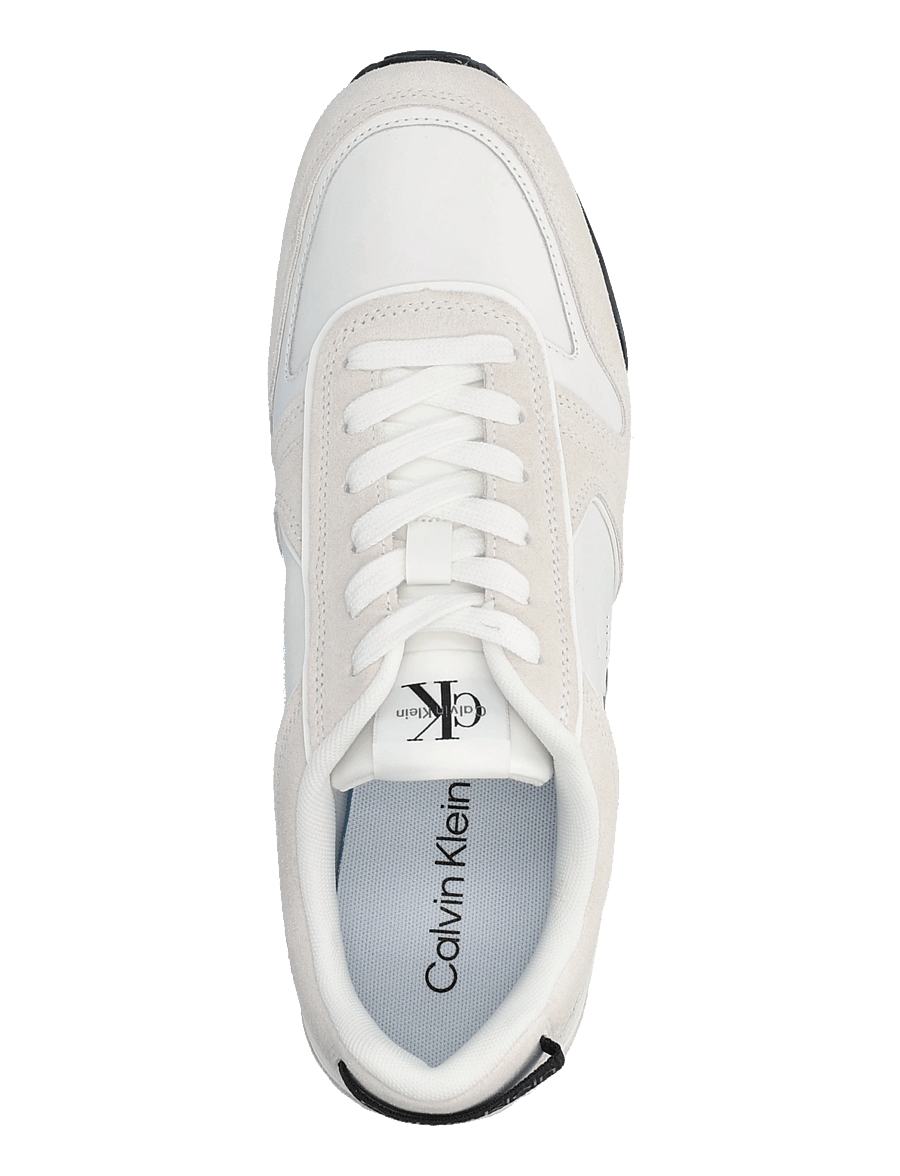 Calvin Klein - TOOTHY RUNNER IRREGULAR LINES - low-top sneaker - bright white black - 3