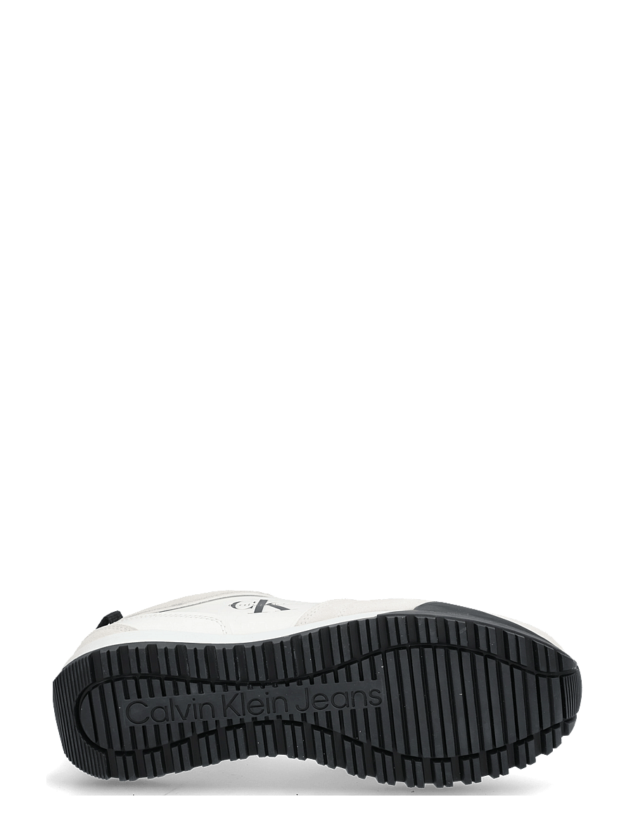 Calvin Klein - TOOTHY RUNNER IRREGULAR LINES - low-top sneaker - bright white black - 4
