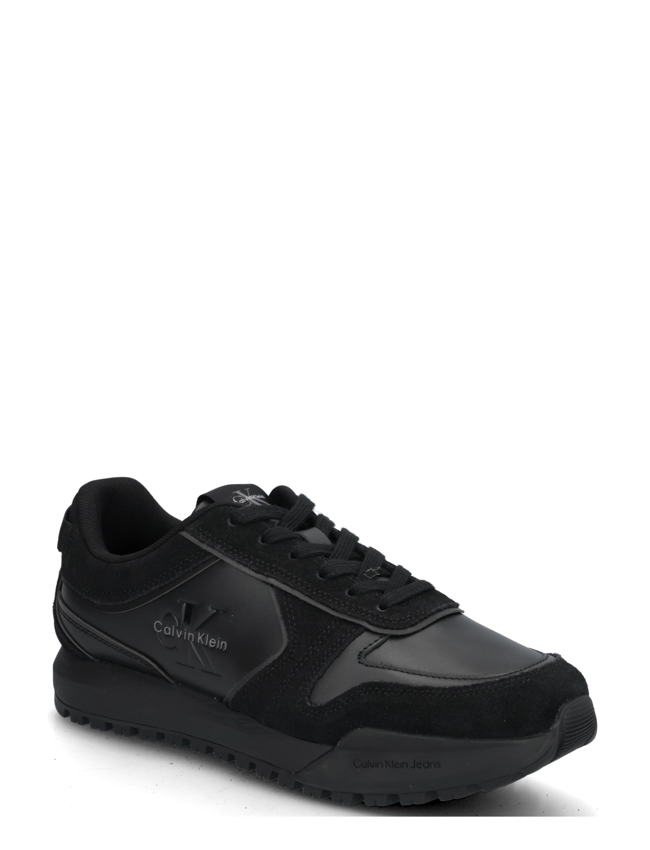 Calvin Klein TOOTHY RUNNER IRREGULAR LINES - Jalanõud - TRIPLE BLACK / black