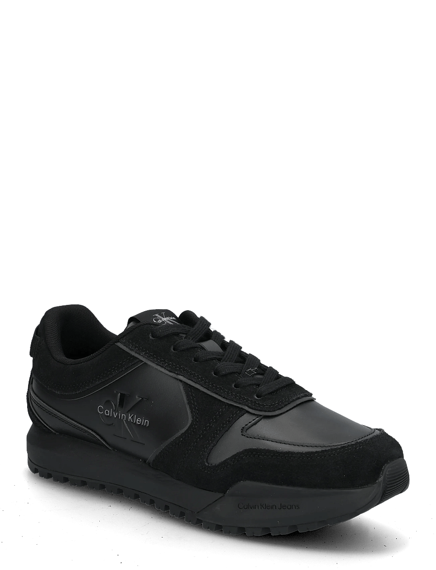 Calvin Klein - TOOTHY RUNNER IRREGULAR LINES - sneaker - triple black - 0