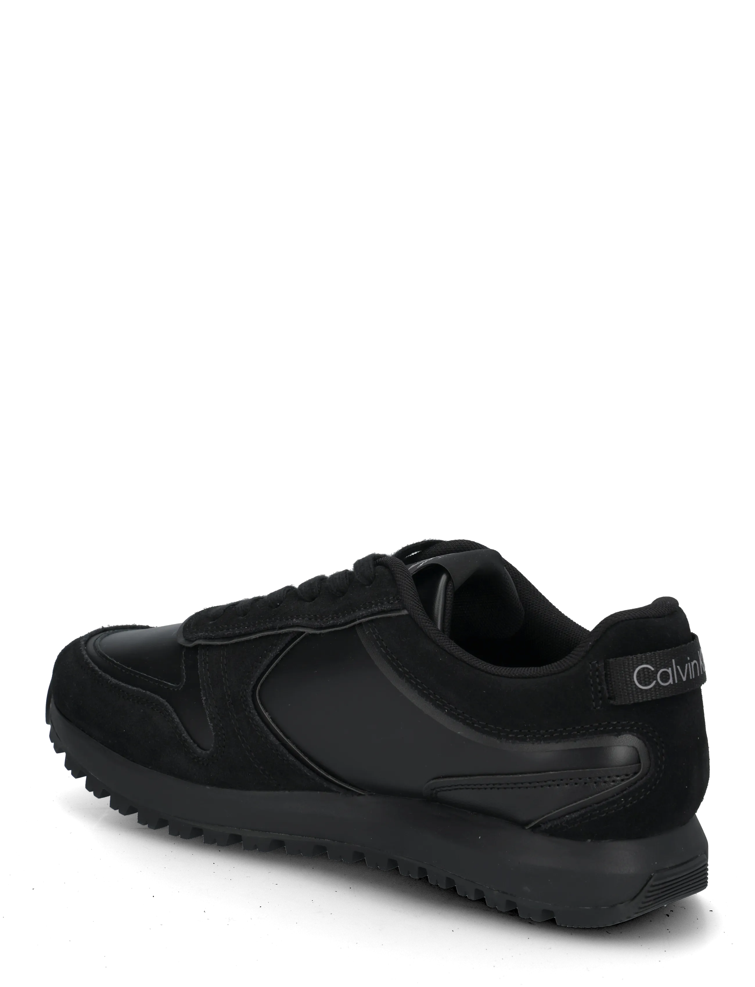 Calvin Klein - TOOTHY RUNNER IRREGULAR LINES - sneaker - triple black - 1