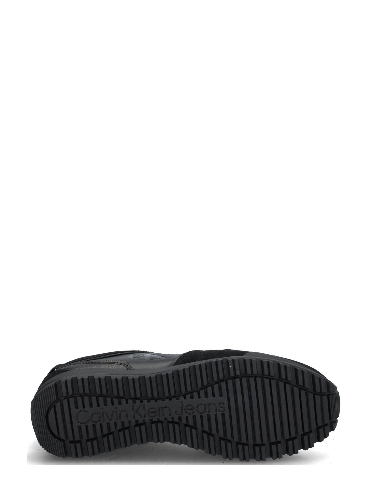 Calvin Klein - TOOTHY RUNNER IRREGULAR LINES - madala säärega - triple black - 4