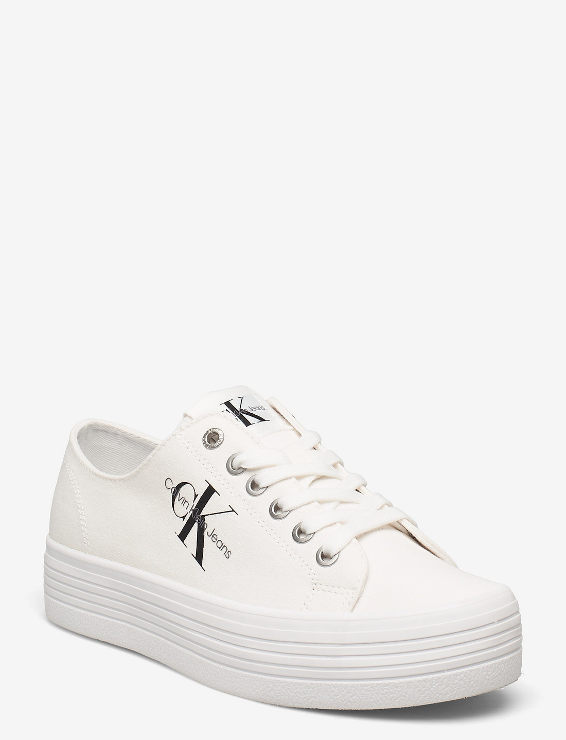 Calvin Klein Vulcanized Flatform Laceup Co Low top sneakers Boozt