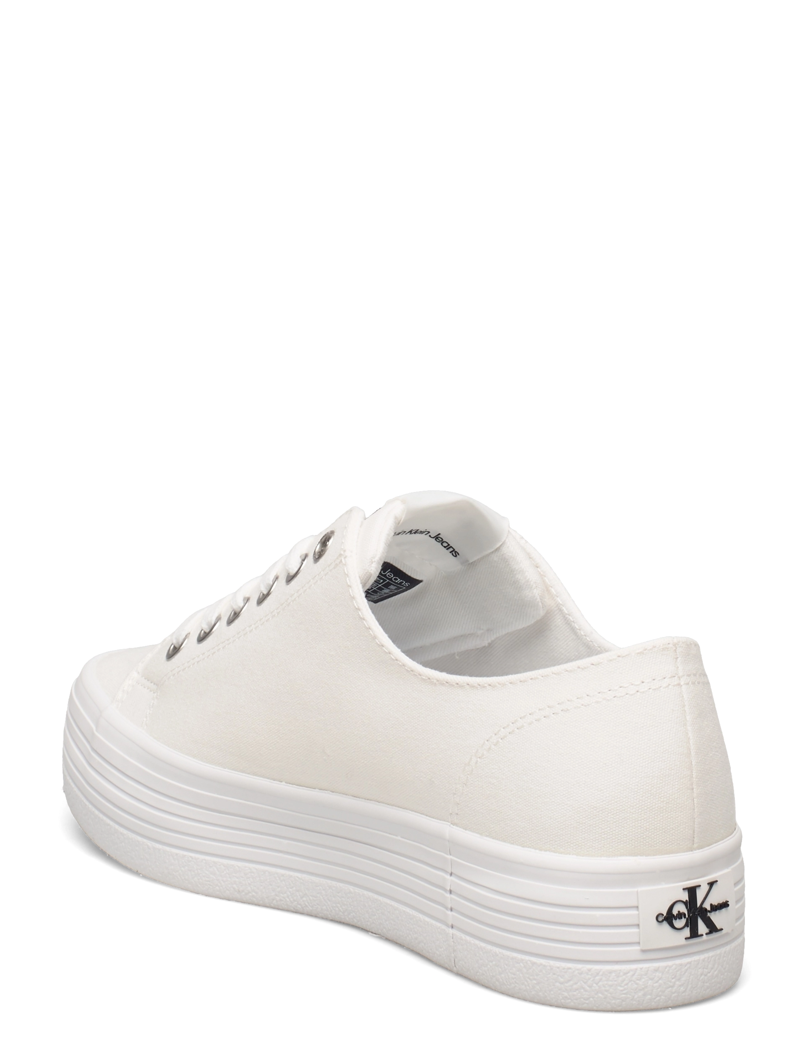 Calvin Klein - VULCANIZED FLATFORM LACEUP CO - bright white - 2