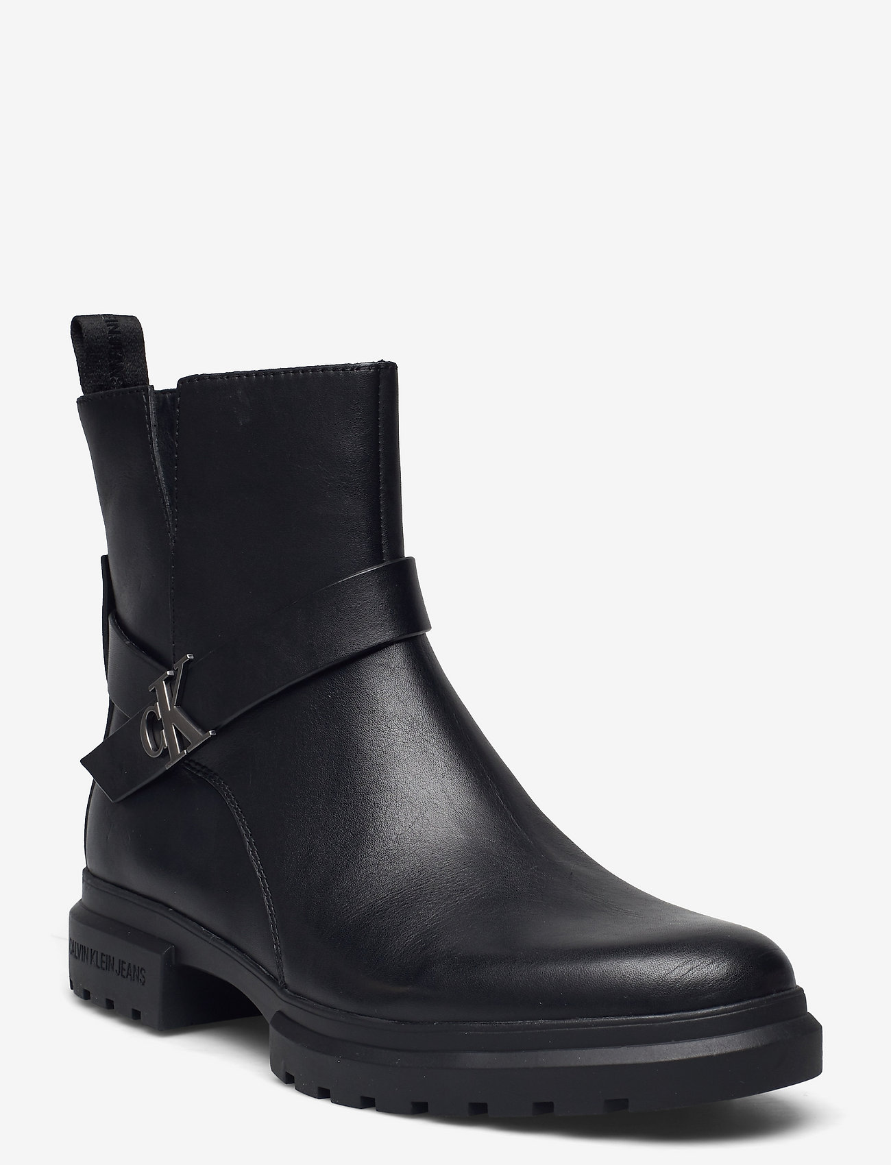 Calvin Klein - CLEATED MID BOOT W BUCKLE - black - 0