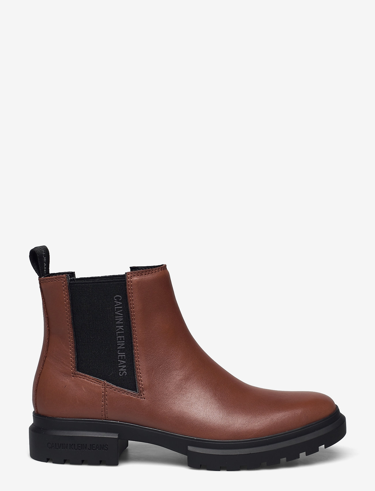Calvin Klein - CLEATED MID CHELSEA BOOT - cognac - 1