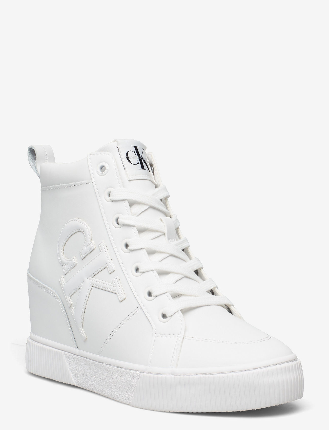 Calvin Klein - HIDDEN WEDGE SNEAKER - triple white - 0