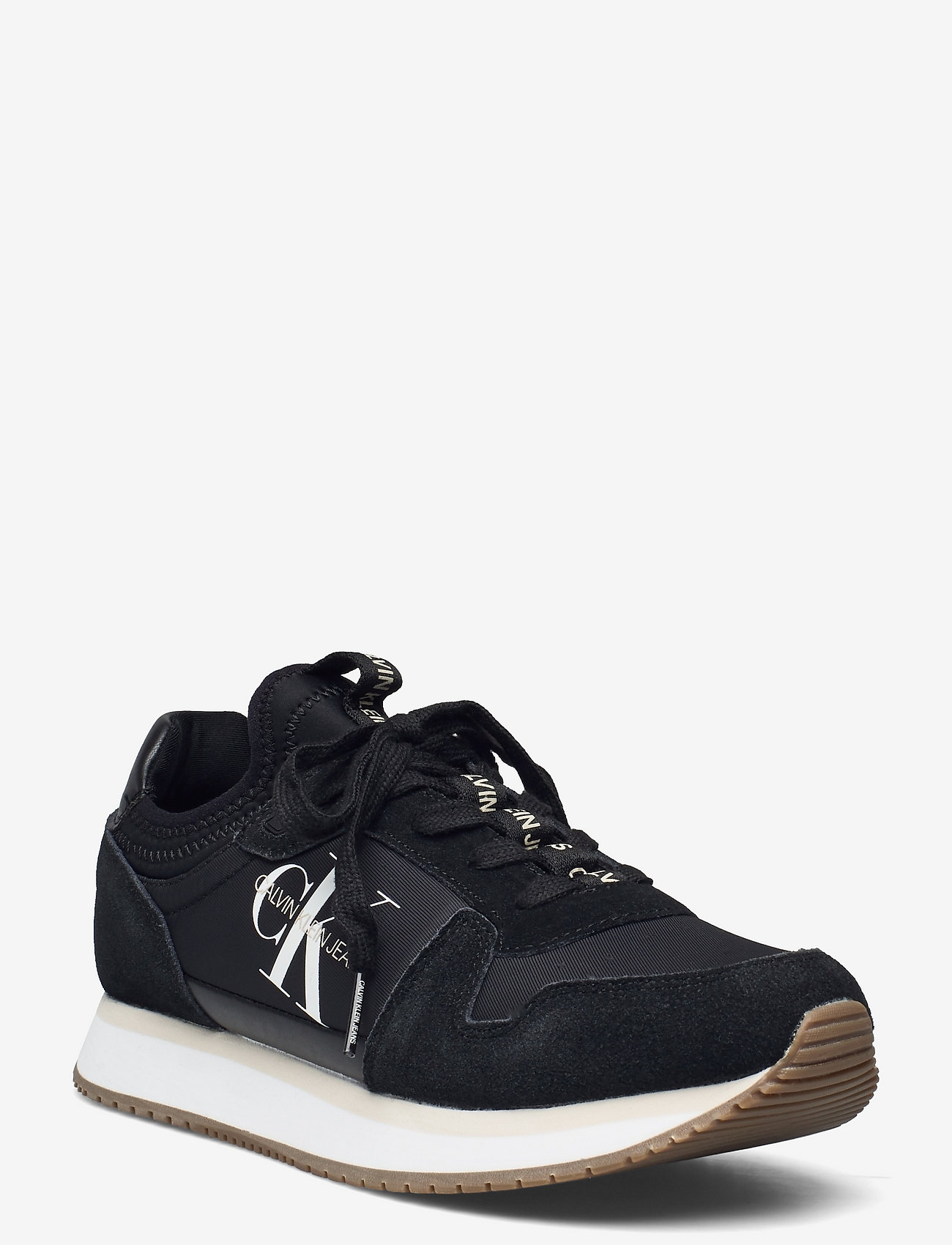 Calvin Klein - RUNNER LACEUP SNEAKER SOCK - black - 0