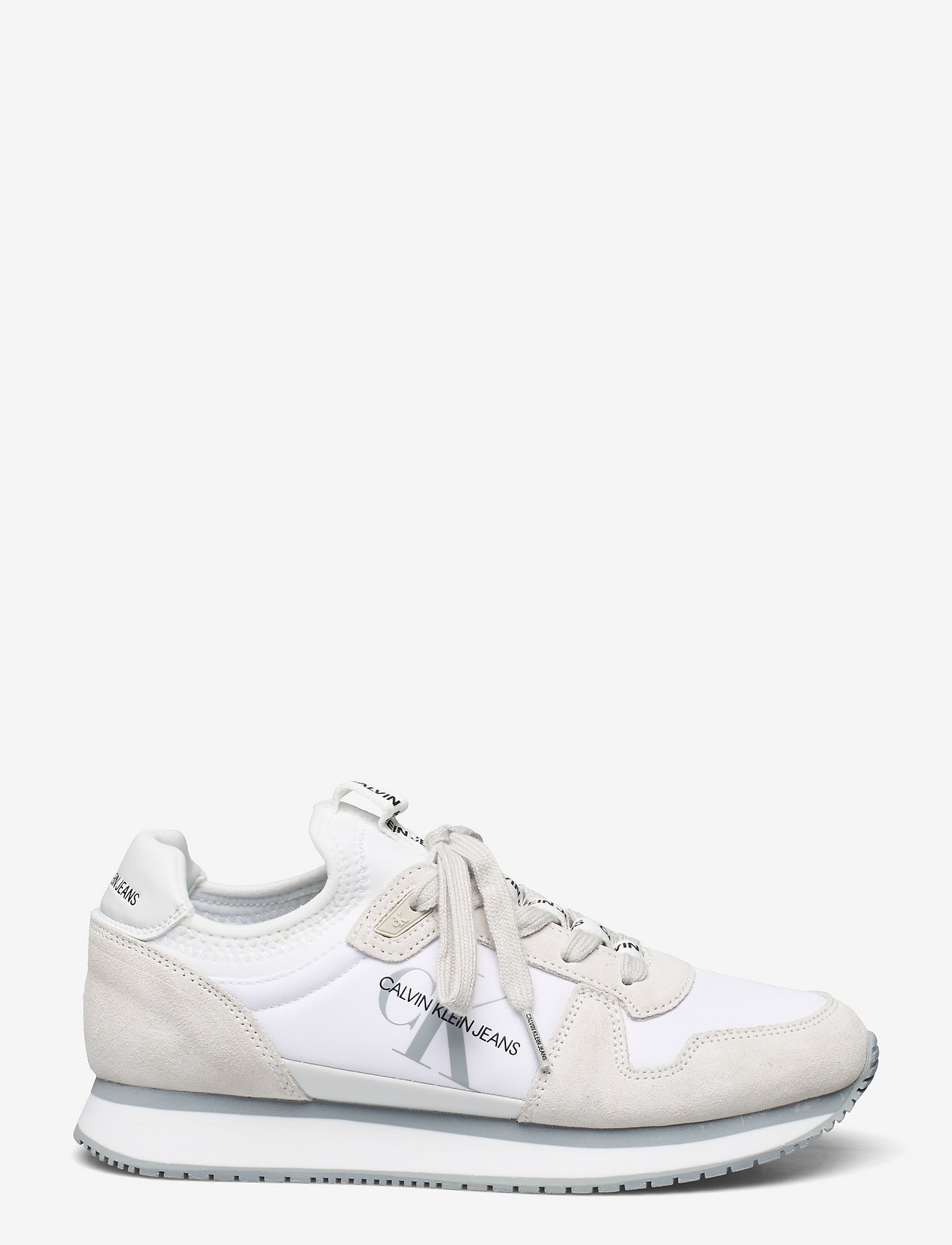 Calvin Klein - RUNNER LACEUP SNEAKER SOCK - bright white - 1