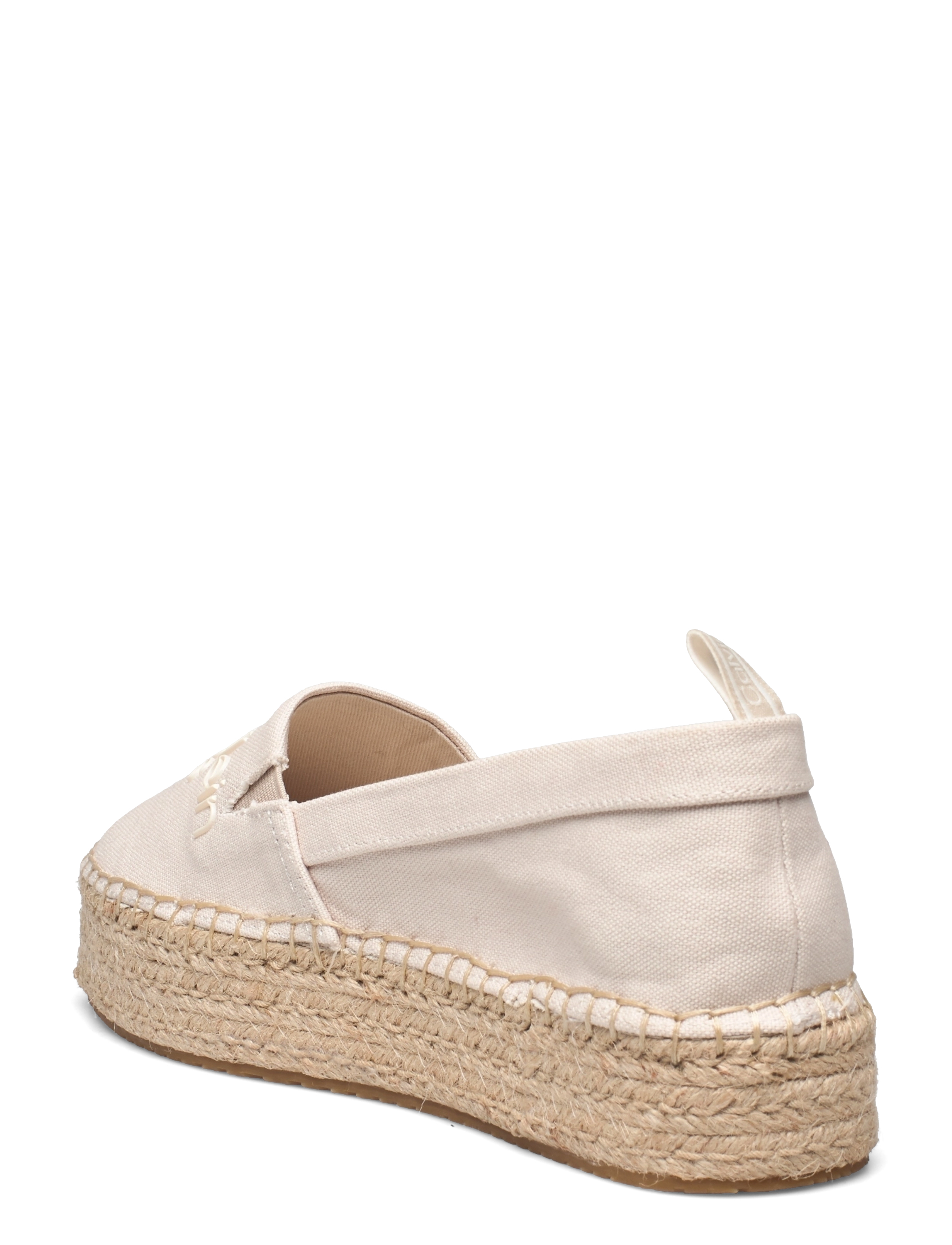 Calvin Klein - FLATFORM ESPADRILLES - eggshell - 2