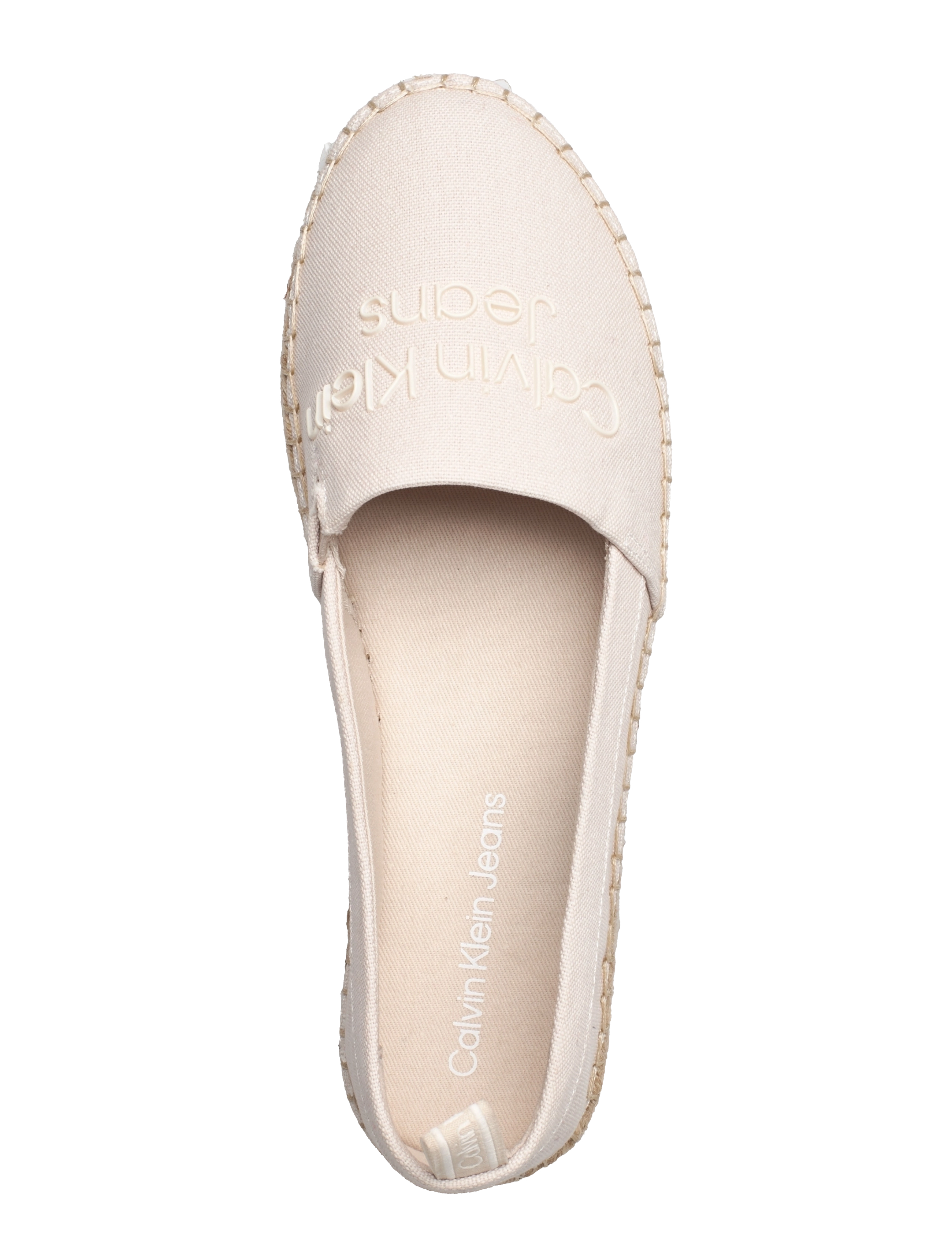 Calvin Klein - FLATFORM ESPADRILLES - eggshell - 3