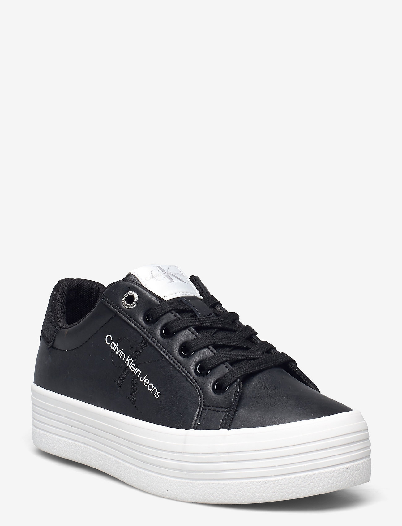 Calvin Klein - VULCANIZED FLATFORM SNEAKER MONO - black - 0