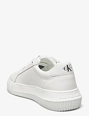 Calvin Klein - CHUNKY CUPSOLE MONO LTH WN - låga sneakers - white - 2