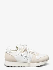 Calvin Klein - RUNNER SOCK LACEUP NY-LTH W - lave sneakers - bright white/creamy white - 1