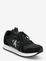 Calvin Klein - RUNNER SOCK LACEUP NY-LTH W - low top sneakers - black - 0