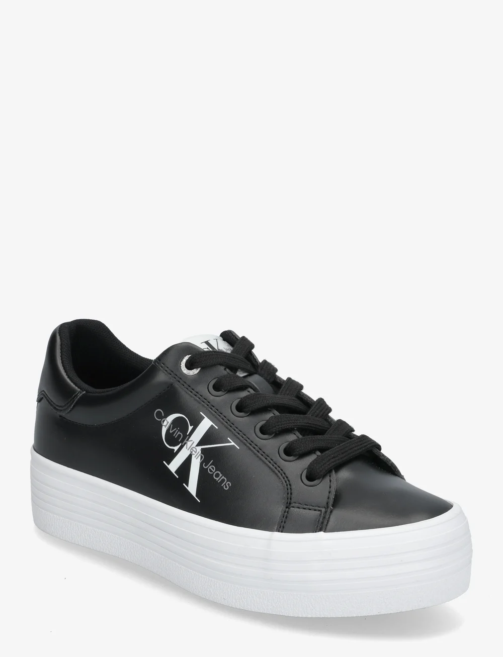 Calvin Klein - VULC FLATFORM LACEUP LOW LTH - konfirmation - black - 0