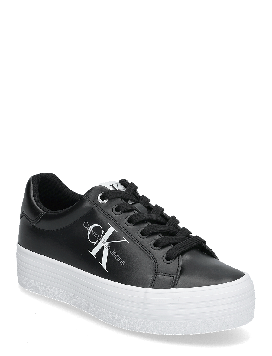 Calvin Klein - VULC FLATFORM LACEUP LOW LTH - konfirmation - black - 0