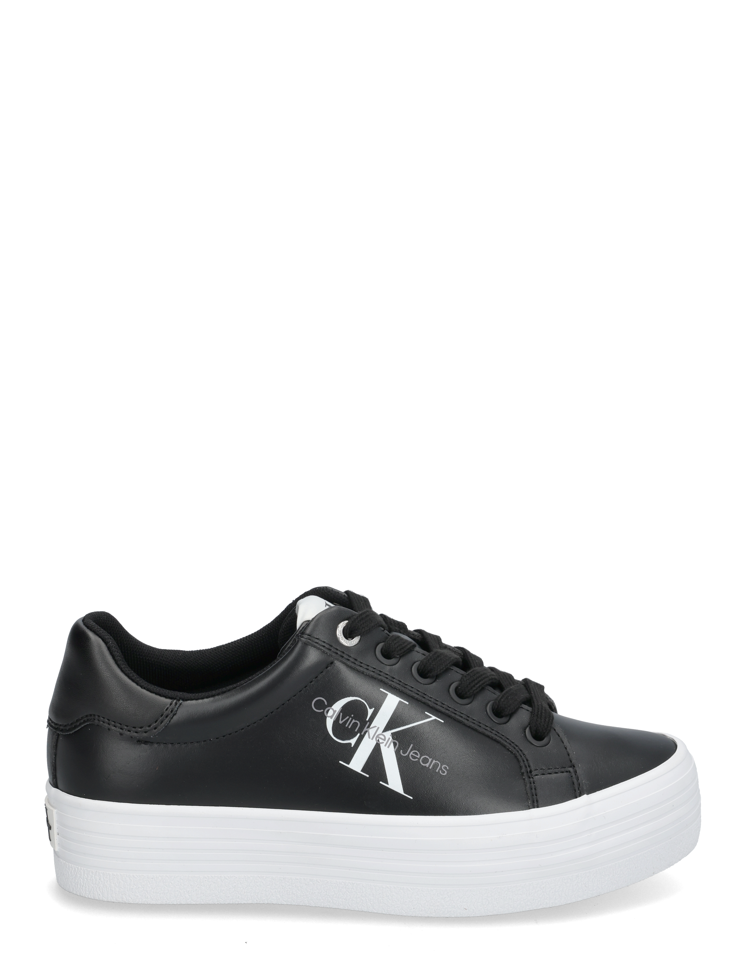Calvin Klein - VULC FLATFORM LACEUP LOW LTH - konfirmation - black - 1