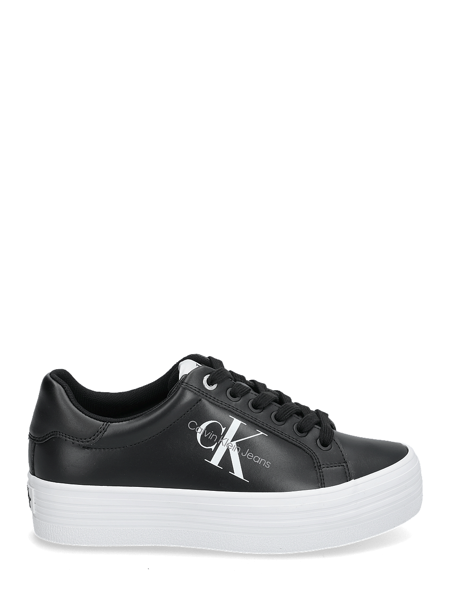 Calvin Klein - VULC FLATFORM LACEUP LOW LTH - konfirmation - black - 1