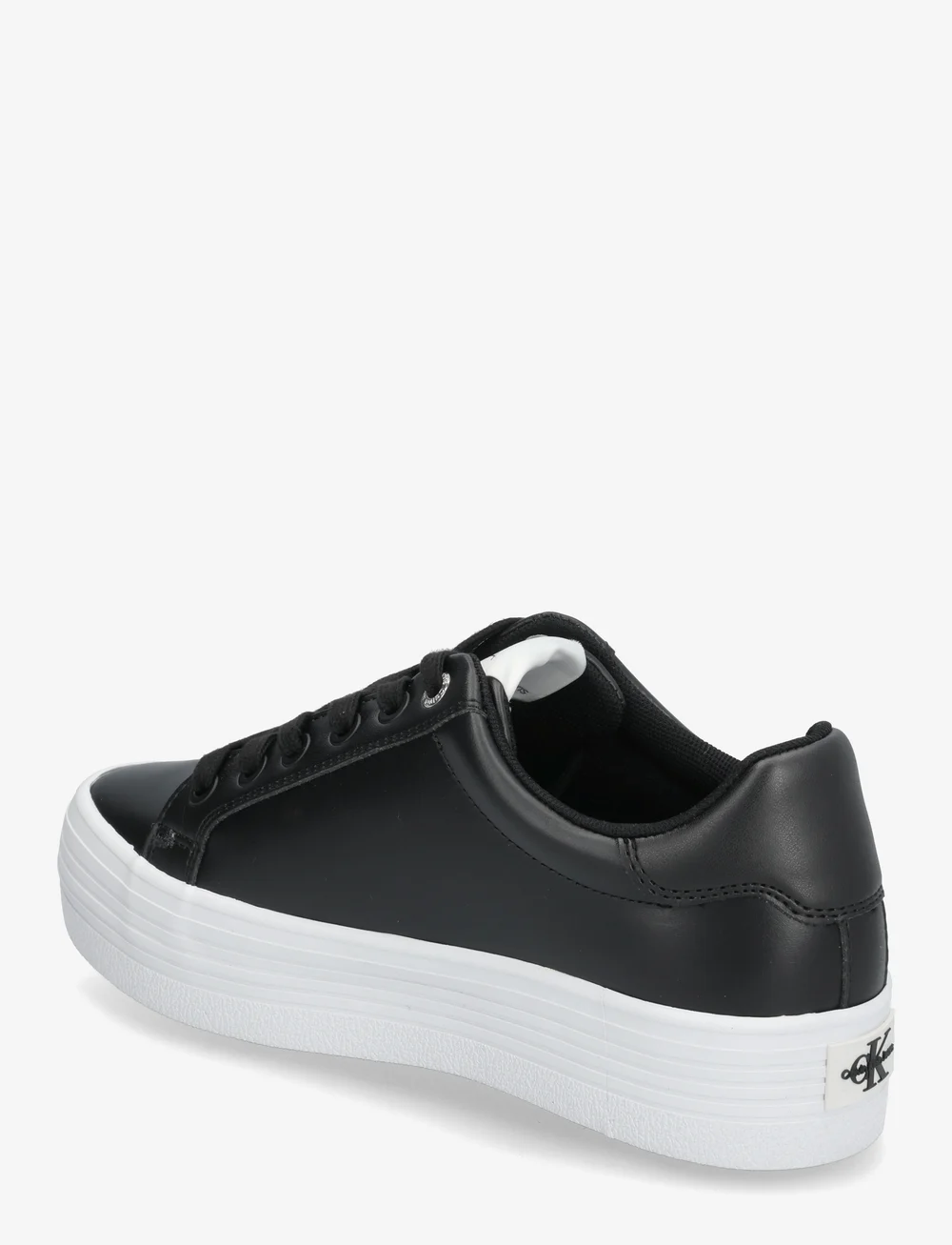 Calvin Klein - VULC FLATFORM LACEUP LOW LTH - konfirmation - black - 2