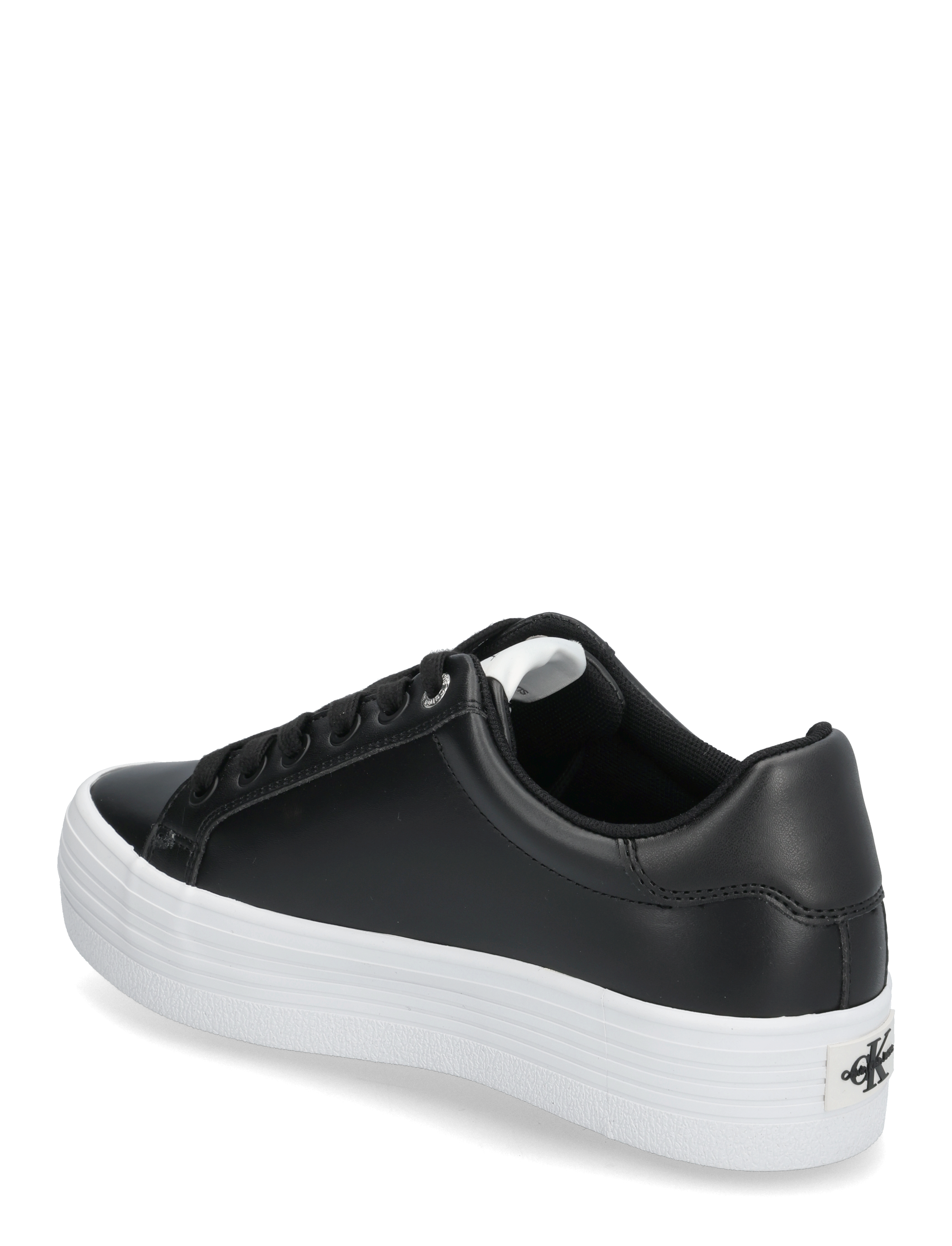 Calvin Klein - VULC FLATFORM LACEUP LOW LTH - konfirmation - black - 2
