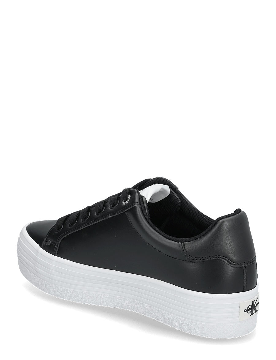 Calvin Klein - VULC FLATFORM LACEUP LOW LTH - konfirmation - black - 2
