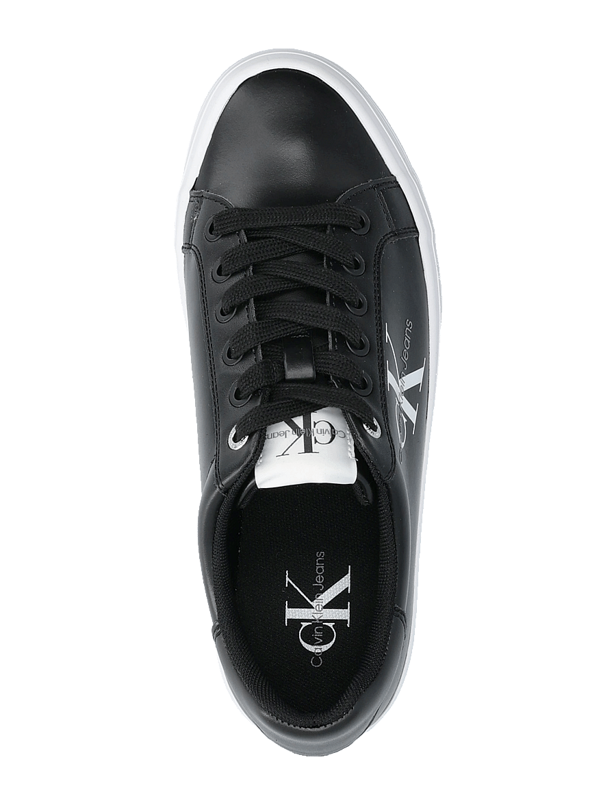 Calvin Klein - VULC FLATFORM LACEUP LOW LTH - konfirmation - black - 3