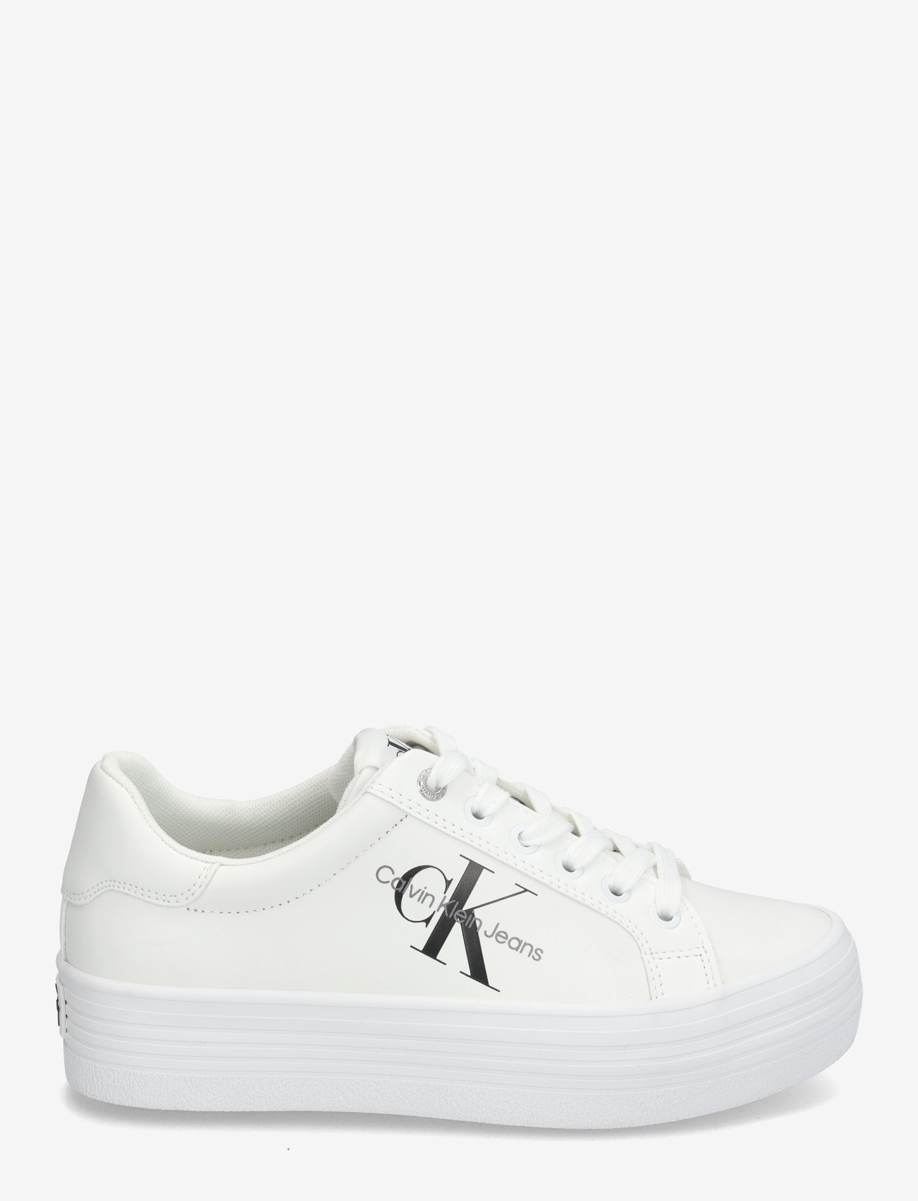 Calvin Klein - VULC FLATFORM LACEUP LOW LTH - konfirmation - bright white - 1
