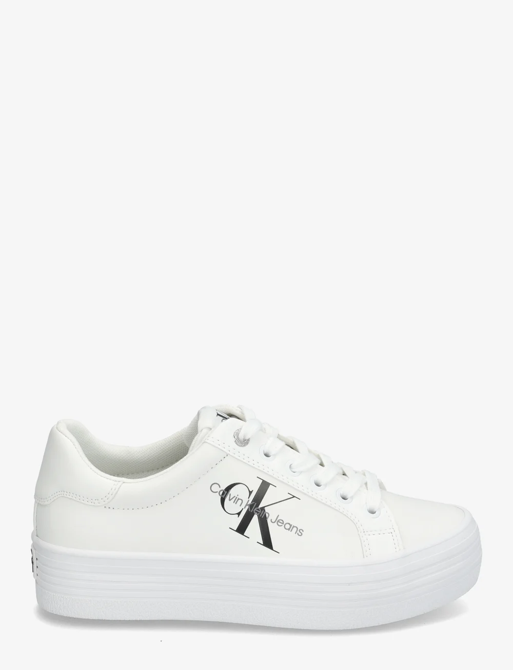 Calvin Klein - VULC FLATFORM LACEUP LOW LTH - konfirmation - bright white - 1